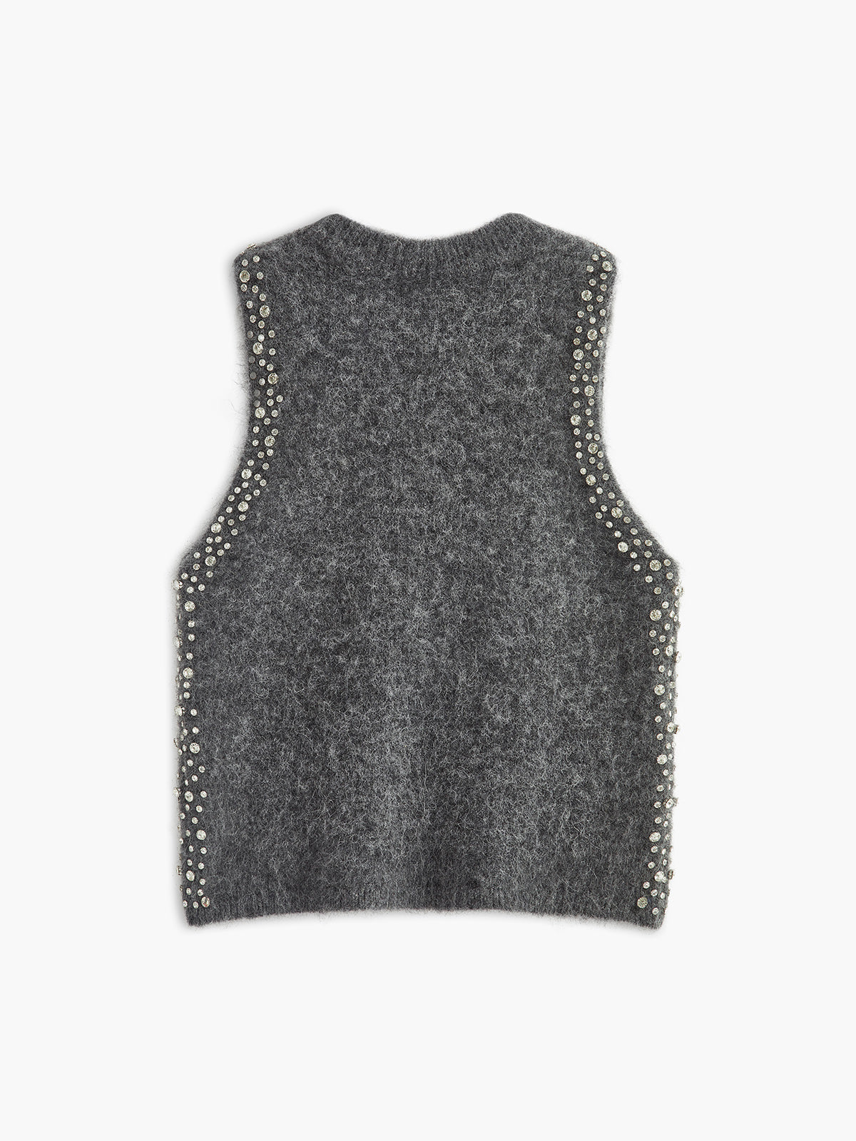 Wolmix geborduurde sweatervest